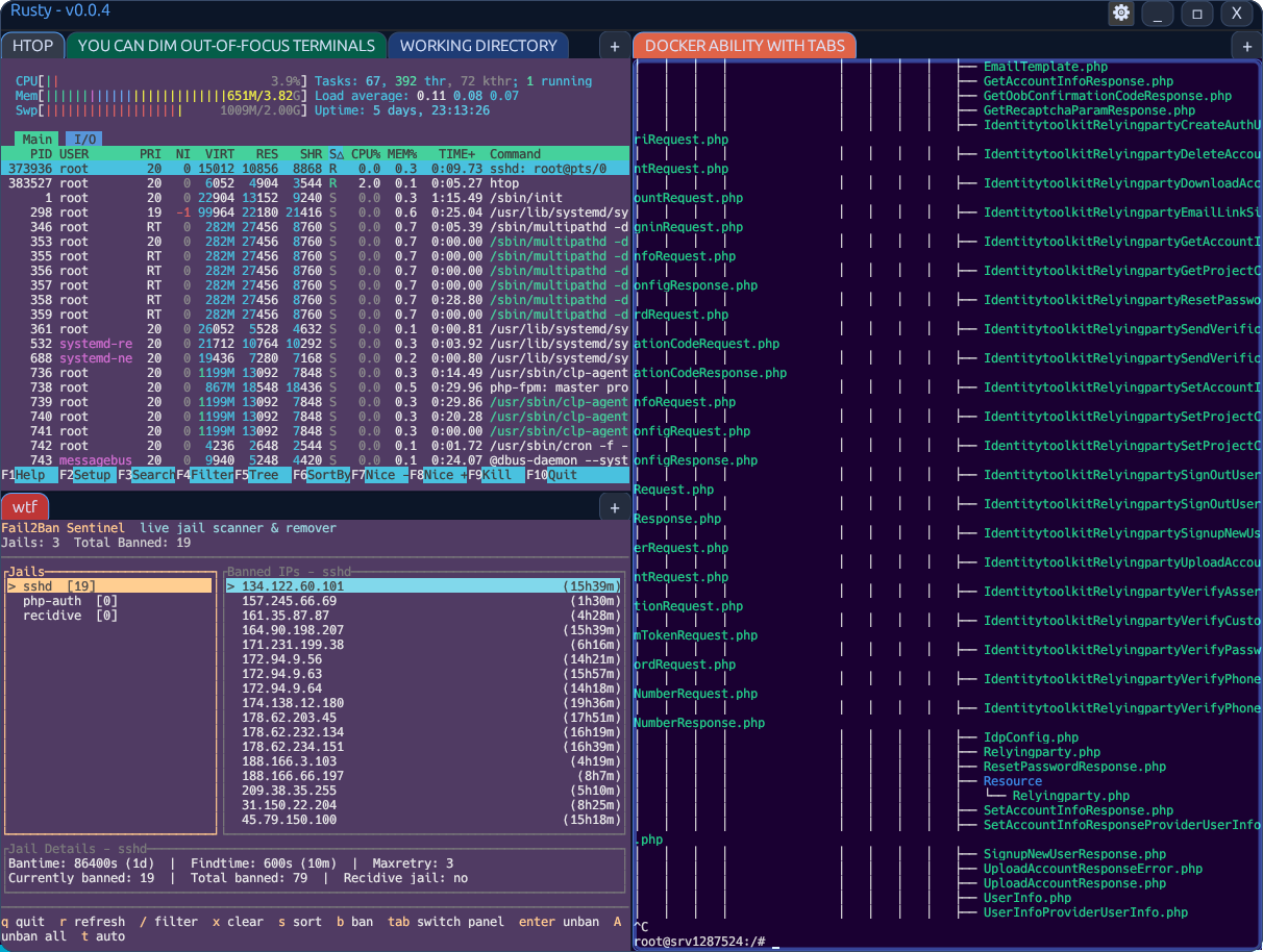 MidnightBlue theme preview
